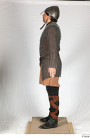  Photos Medieval Knight in mail armor 9 Medieval soldier a poses cloth gambeson whole body 0003.jpg